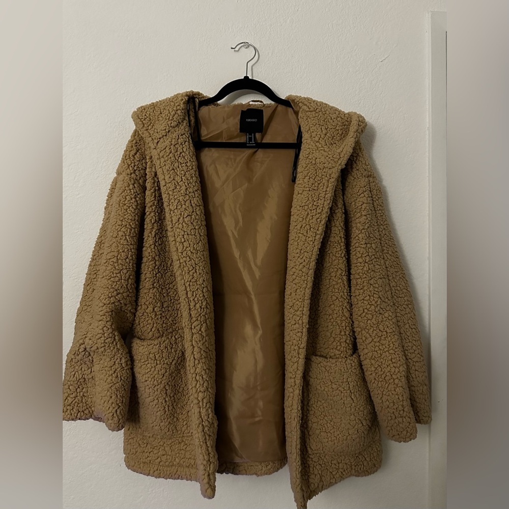 Oversized Teddy Bear Jacket